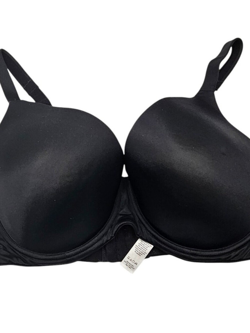Dreamfit Womens Sz 38DDD Classic T Shirt Bra Solid Black